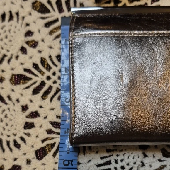 Franco Sarto Metallic Silver Wallet - Picture 9 of 12